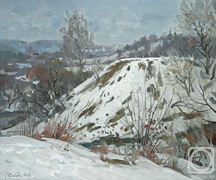 Zhlabovich Anatoly. Snowy March