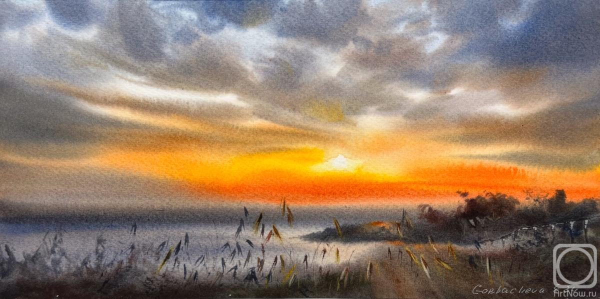 Gorbacheva Evgeniya. Orange sunset #24