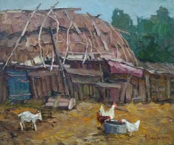 Old Yard (Village Chickens). Vikov Andrej