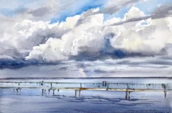Walk along the sea bridge (Clouds In The Sky). Gorbacheva Evgeniya
