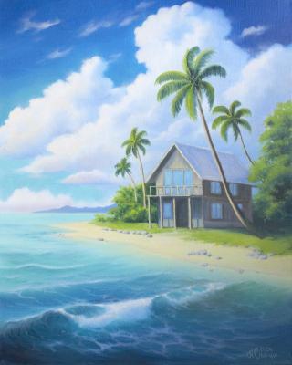 Tropical Paradise (Painting In The House). Samusheva Anastasiya