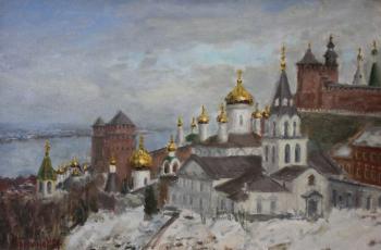 Nizhny Novgorod in March (Sketch Plein Air). Korepanov Alexander