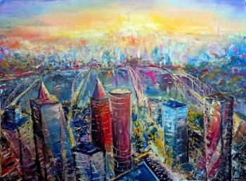 The birth of a new day (A Panorama Of The City). Murtazin Ilgiz