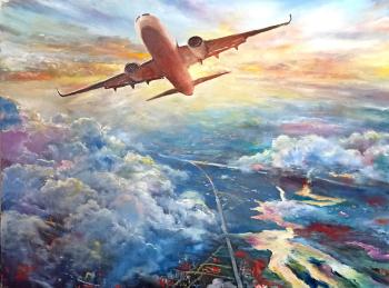At the height (An Airplane In The Sky). Murtazin Ilgiz