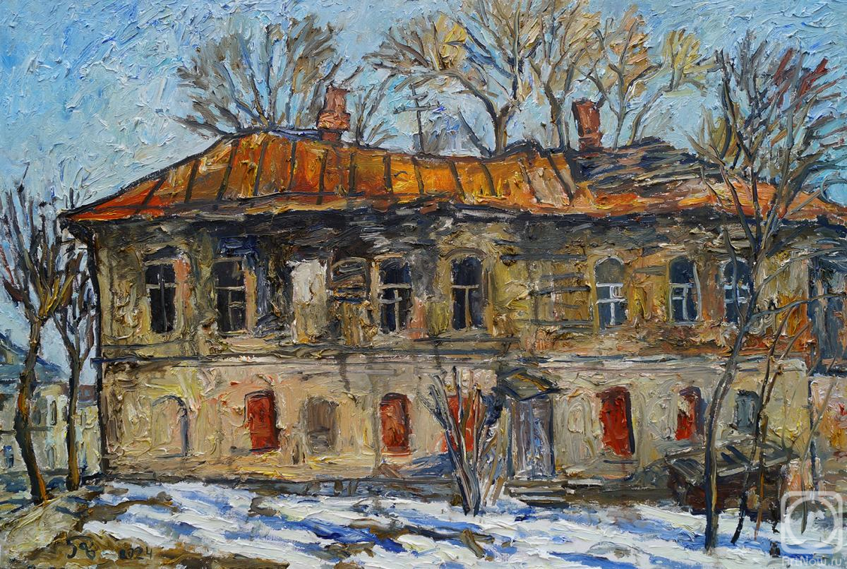 Pomelov Fedor. Serpukhov, the burnt house