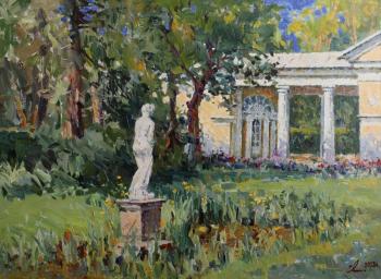 Painting The Aviary Pavilion in Pavlovsk Park. Malykh Evgeny