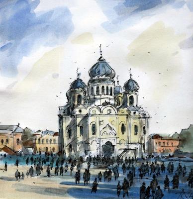 Trinity Cathedral in Tomsk ( ). Knecht Aleksander