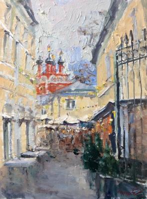 This is the Yard on Petrovka Street (The Old Moscow). Poluyan Yelena