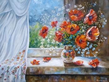 Still life with poppies. Klimova Vera