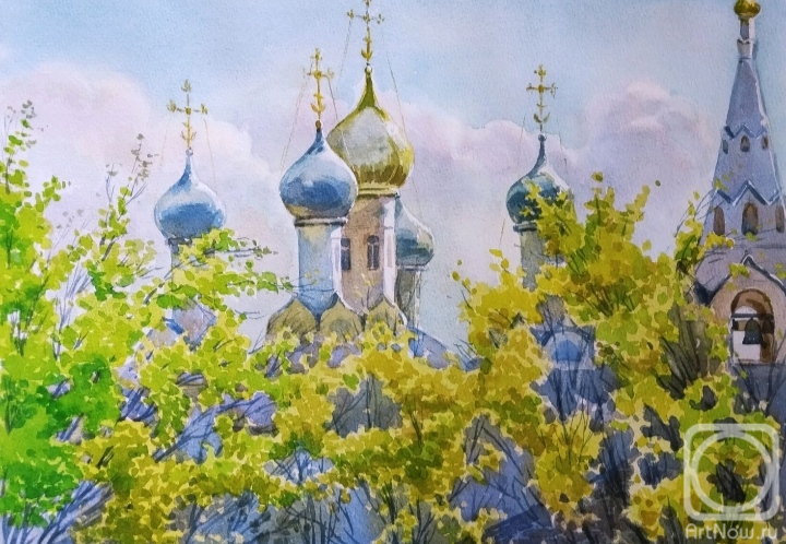 Muzanova Tatyana. Breath of spring, domes