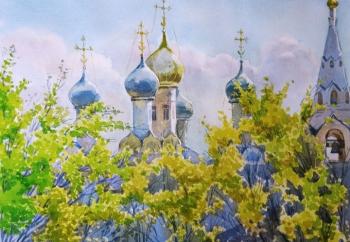 Breath of spring, domes. Muzanova Tatyana