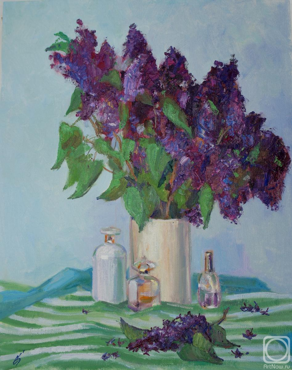 Sanina Elena. Still life with lilacs