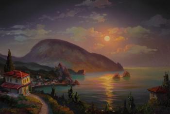 Romance of Gurzuf at night