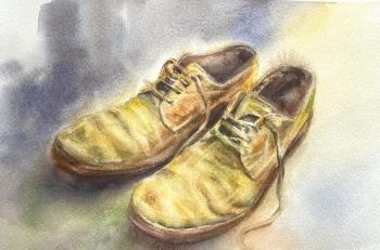 Yellow shoes. Schipitsyna Irina