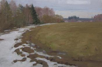The snow is still white in the fields (Snow In The Spring). Chertov Sergey
