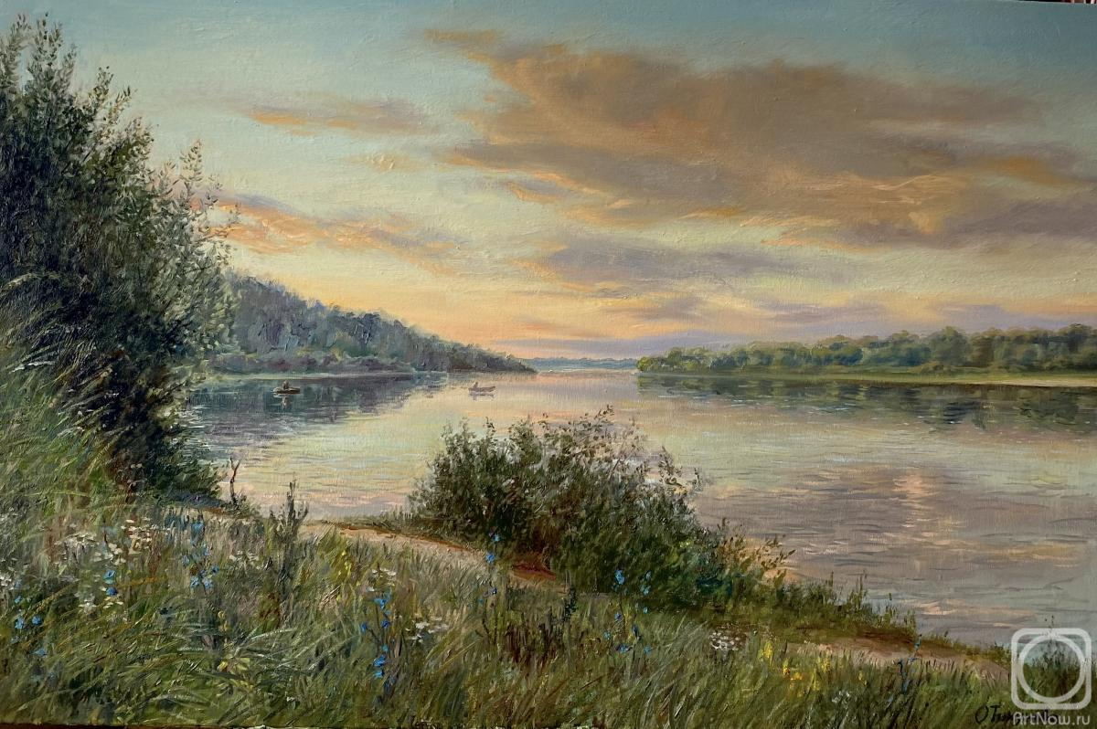 Tikunova Olga. River Oka. Morning coolness
