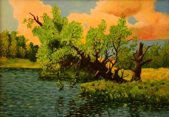 Summer landscape (Fomichev). Fomichev Pavel