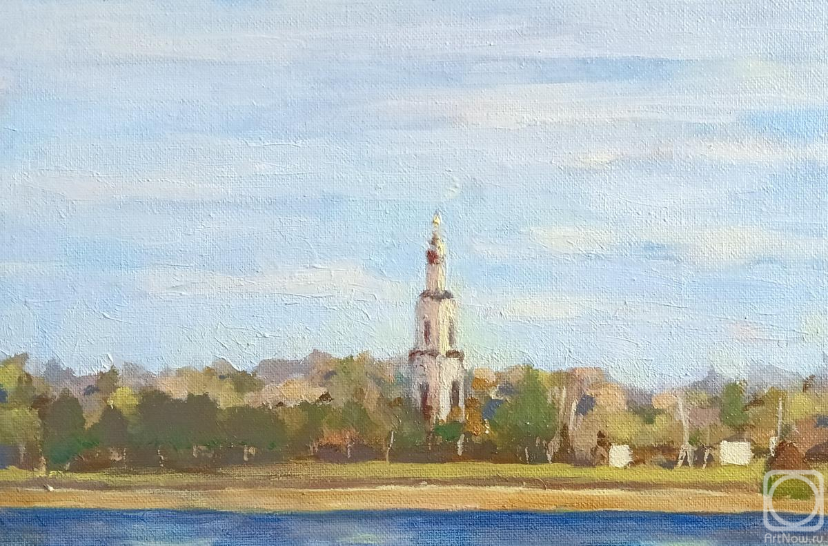 Basistov Sergey. View of the bell tower in Poshekhonie