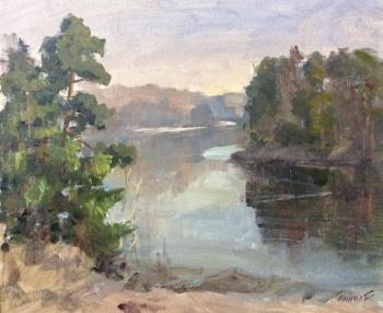 The fog lifted (Trees By The Water). Poluyan Yelena