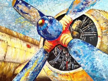 Aircraft Engine 2 (Bright Painting). Litvinov Andrew