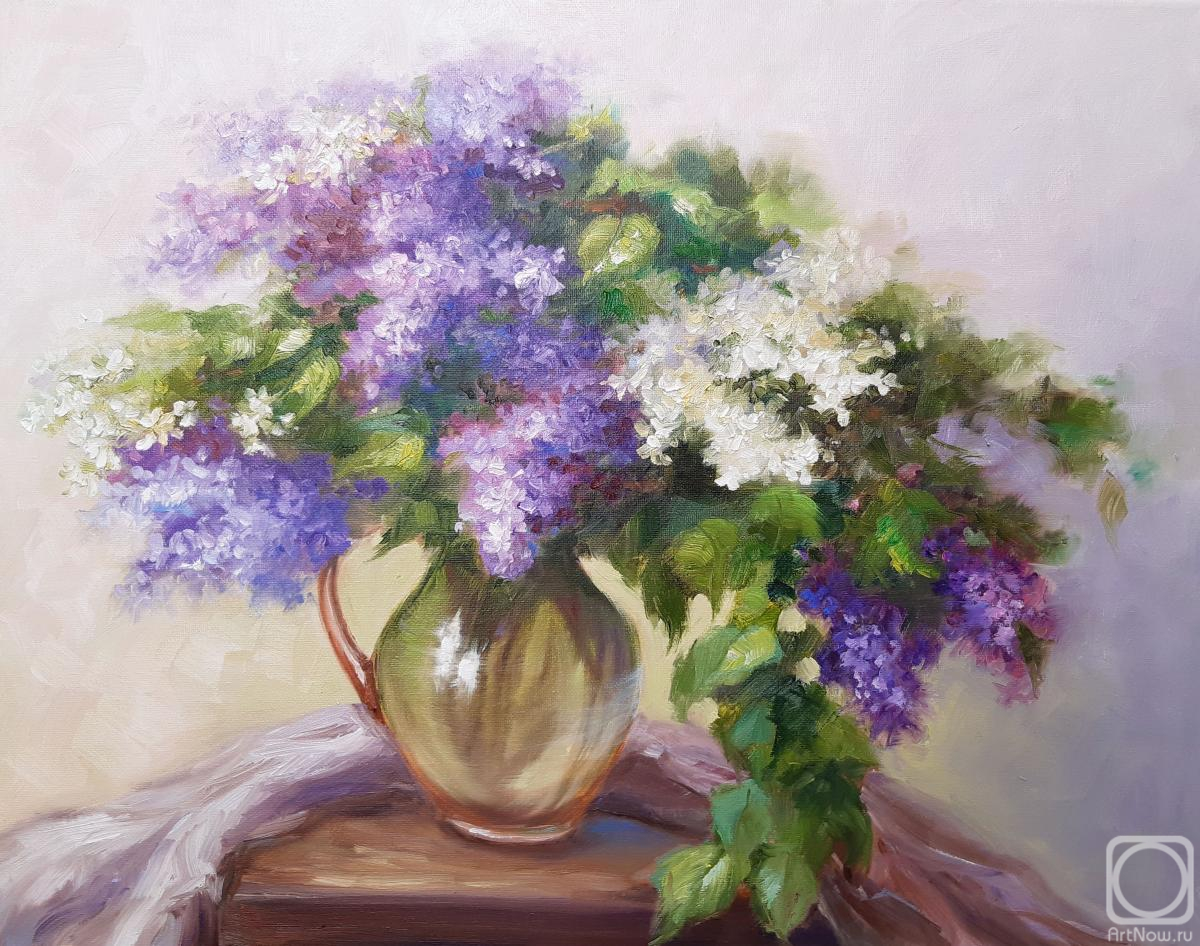 Prokofeva Irina. Lilac in a vase