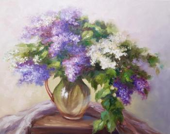 Lilac in a vase (  ). Prokofeva Irina
