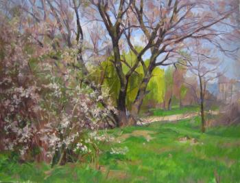 Spring is coming (Green Trees). Voronov Vladimir