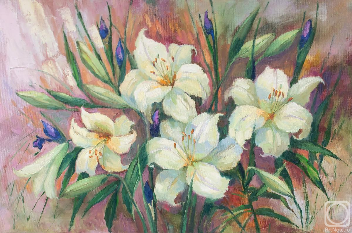 Krivolapova Tatiana. White lilies