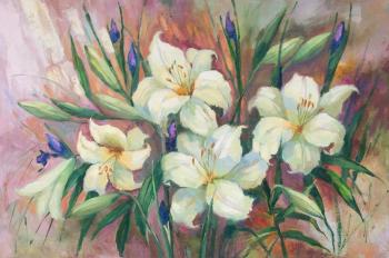 White lilies. Krivolapova Tatiana