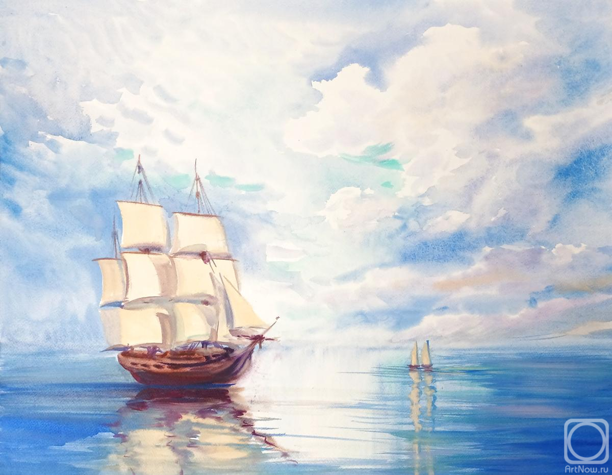 Mikhalskaya Katya. Under sail
