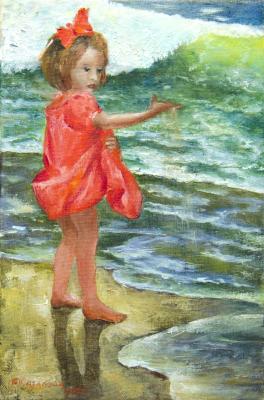 The Girl and the Sea (Girl At The Sea). Kazakova Tatyana