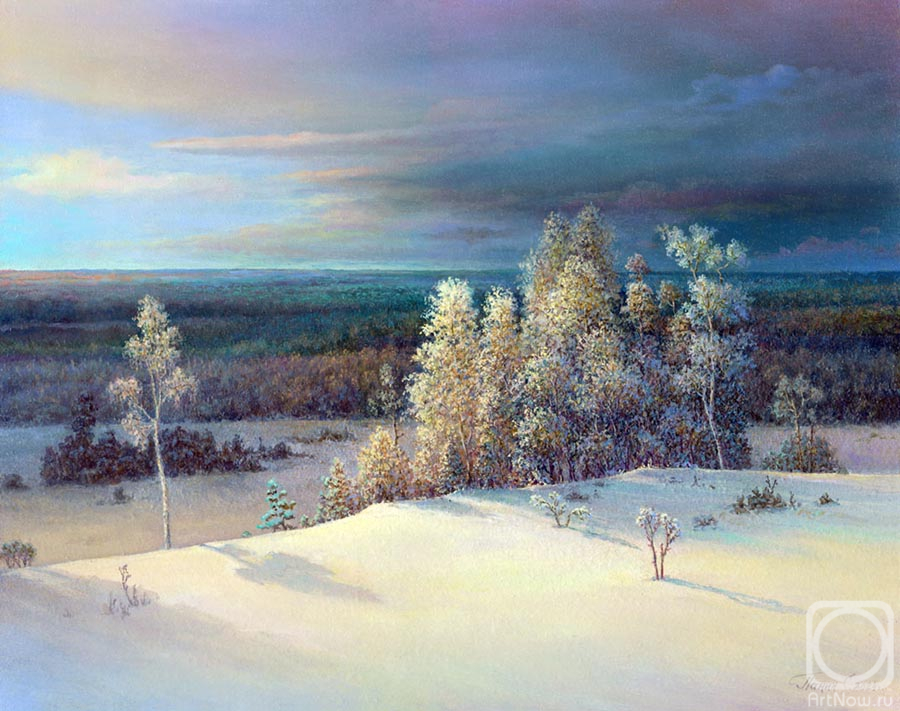 Panin Sergey. A frosty January day