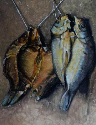 Still life with fish. Sobolev Viktor