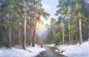The forest in spring (Forest In The Snow). Solovyev Sergey