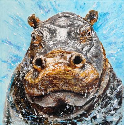 Hippopotamus. Litvinov Andrew