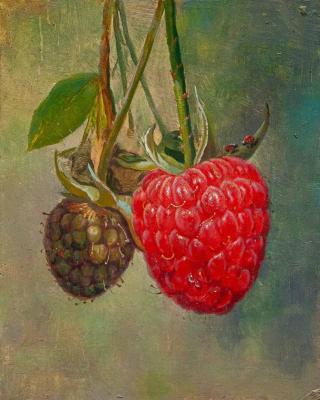 Raspberry berry (Paintings For The Li). Kamskij Savelij