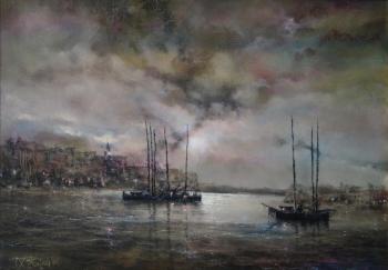 Lights of the Old Bay (Boats On The Sea). Hramov Timofei