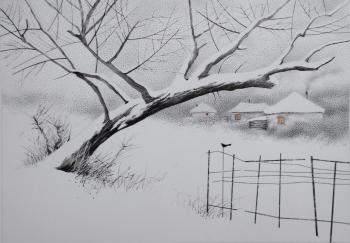 Twilight. January (Winter Fence). Bezugliy Oleg