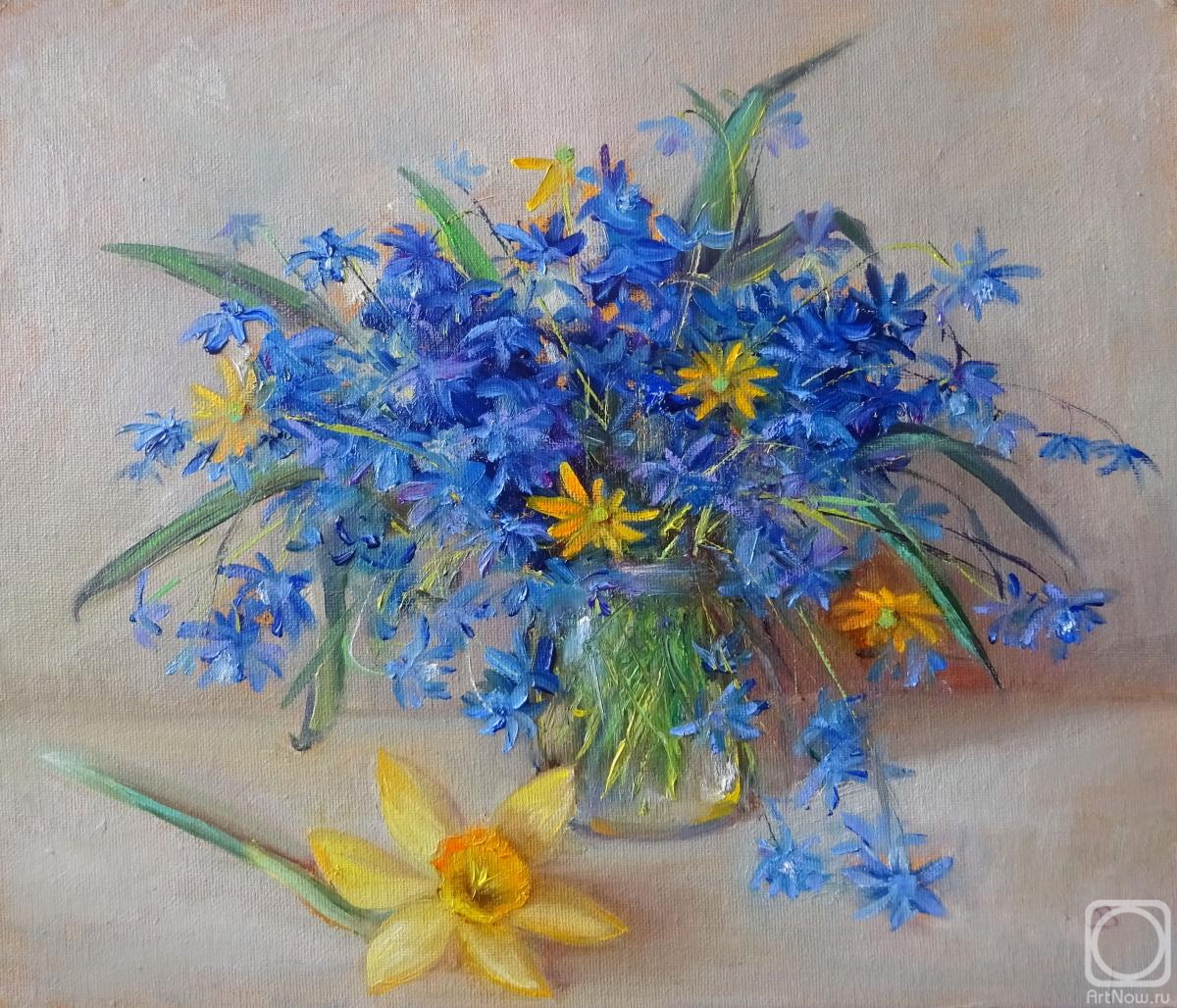 Razumova Svetlana. Woods and daffodils