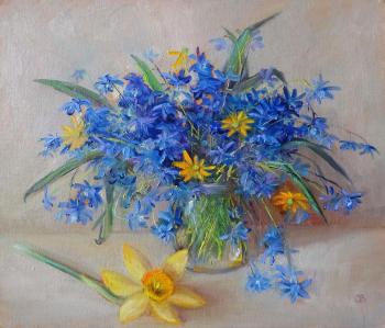 Woods and daffodils (). Razumova Svetlana
