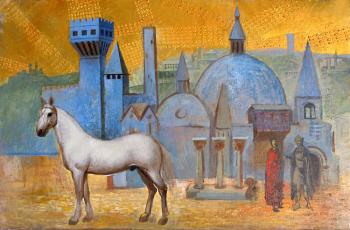 White Horse. Blue ity. Golden Sky (Byzantion). Yudaev-Racei Yuri