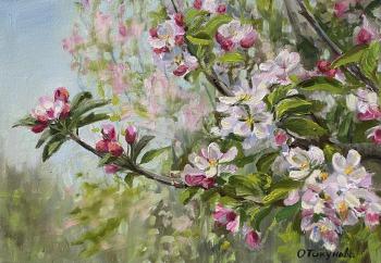 Apple tree branch (Painting Tree). Tikunova Olga
