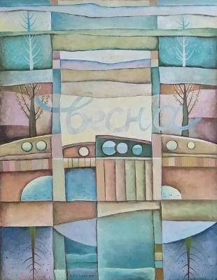 Spring wind. Ustinova Vera