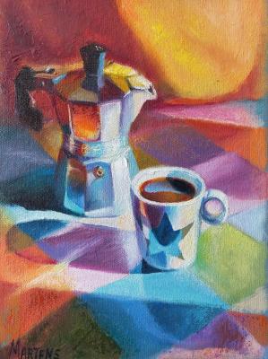 All the colors of the rainbow (Still Life Coffee). Martens Helen