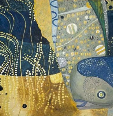 Free copy of Gustav Klimts painting Water Snakes I. Vlodarchik Andjei