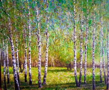 First green. April (First Greenery). Konturiev Vaycheslav
