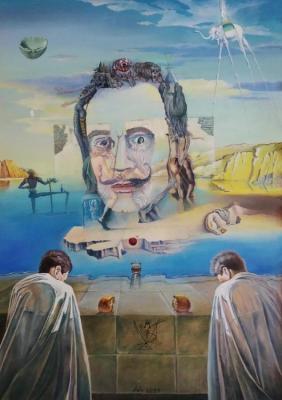Homage to Salvador Dalí (Double Image). Maryin Alexey