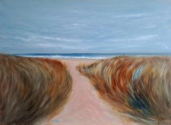 The road leading to the sea (The Painting Seascape). Gubkin Michail