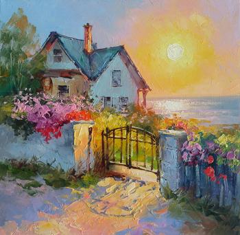 Summer house by the sea (Painting Sea Price). Iarovoi Igor