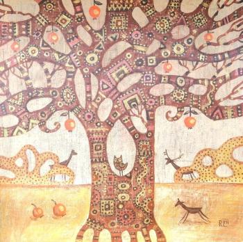 The tree of Life (Wedding Painting). Razina Elena